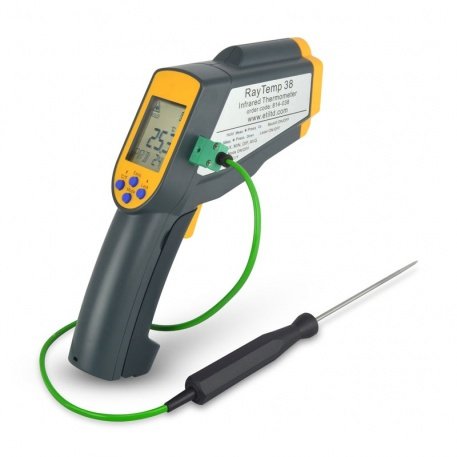 RayTemp 38 infrared thermometer, ideal for high temperature applications