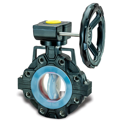 Hybrid PFA Lined Composite Butterfly Valves