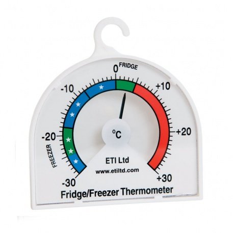 Fridge or Freezer thermometer with 70mm dial