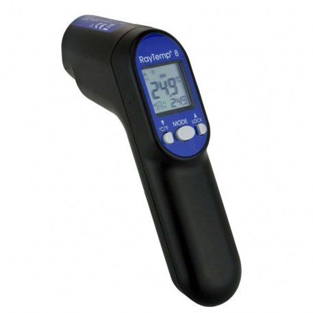 RayTemp® 8 infrared thermometer with type K thermocouple socket